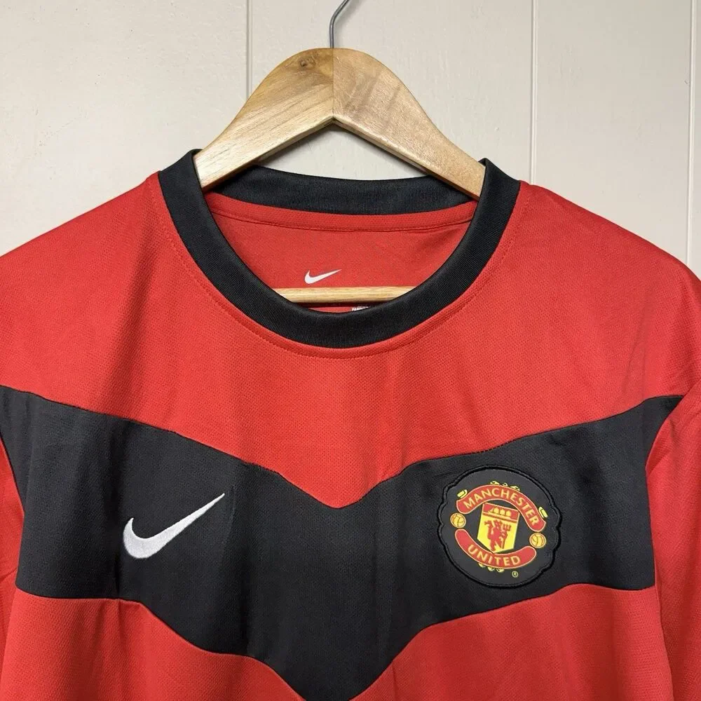 Nike Manchester United 2009-10 Home Shirt Retro Remake Fan Jersey Red Men XL NWT